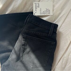 Toteme Black Cropped Jeans